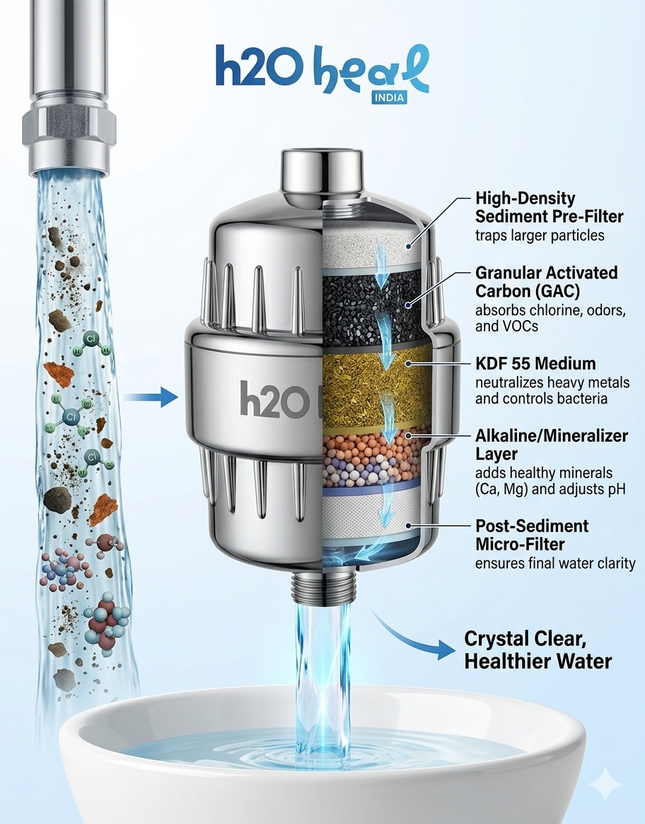 Hydro7 Shower & Tap Water Filter