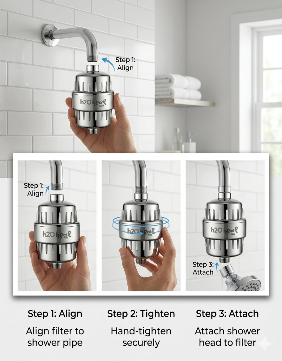 Hydro7 Shower & Tap Water Filter